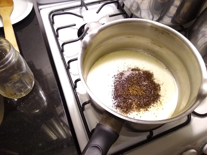 butter with cannabis before stirring