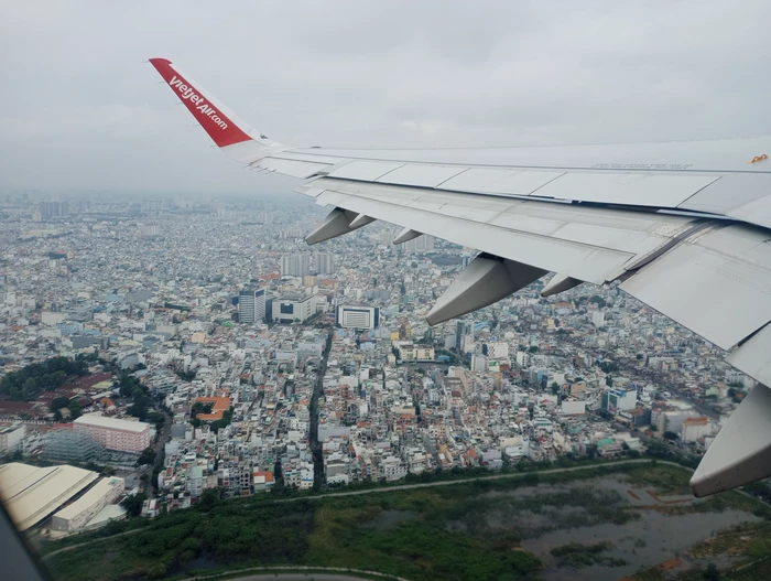 take-off from Ho Chi Minh City